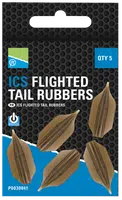Preston innovations nahazovací převleky na krmítka ics flighted tail rubbers 30 mm 5 ks