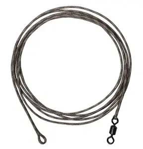 Delphin návazec the end leadcore + swivel 1 m 45 lb 3 ks