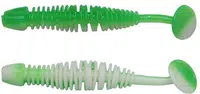 Berkley gumová nástraha powerbait power leech spring green white - 5 cm 12 ks