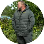 Ridgemonkey bunda apearel thermapro hybrid coat green - m