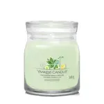 Yankee Candle Aromatická svíčka Signature sklo střední Cucumber Mint Cooler 368 g