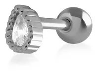 Troli Piercingová ocelová náušnice Kapka