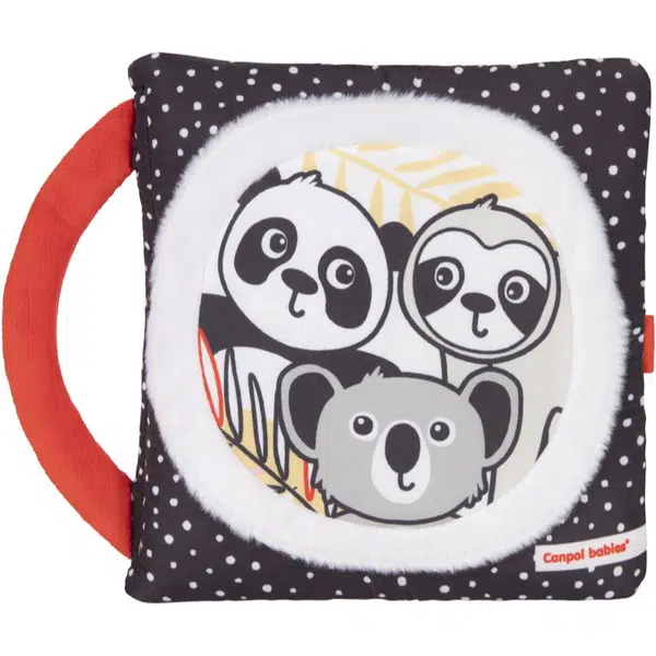 Canpol babies BabiesBoo Sensory Activity Book kontrastní edukativní knížka Panda 1 ks