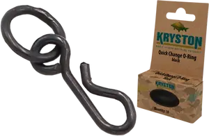Kryston kroužek s rychlovýměnným klipem 10 ks