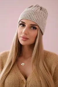 Kesi Tenká čepice Grace K211 světle béžová