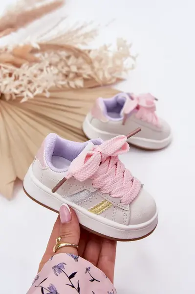 Boto Sportovní boty dětské sneakers na suchý zip multikolor Celyna