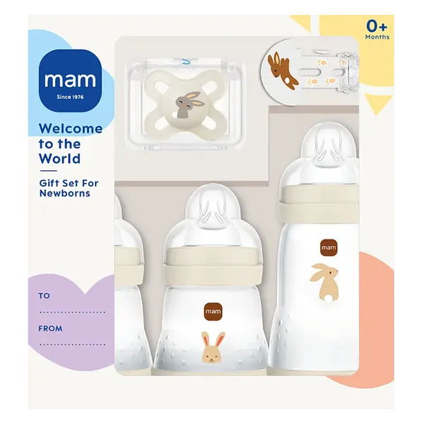 MAM Welcome to the world set béžový 0m+ 5 kusov