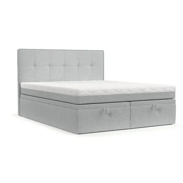 AltaBeds POSTEL BOXSPRING ARIVO 160/200 Světle šedá