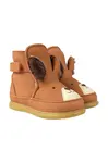 Donsje  sběhule dětské nubukové Dubu Exclusive Shoes Fluffy Squirrel