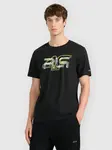 Pánské regular tričko s potiskem 4f x robert lewandowski černá xl