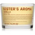 Sister's Aroma Candle Vanilla vonná svíčka 150 g