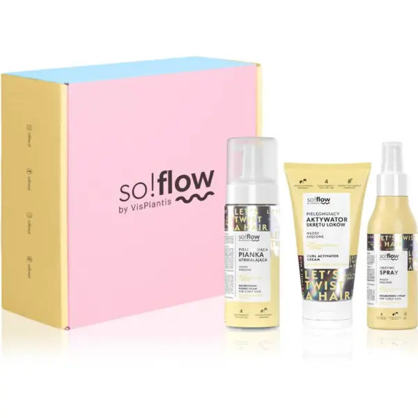 so!flow Curl Styling & Protection Set dárková sada pro kudrnaté vlasy