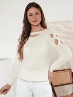 Dámský svetr SLITARIA ecru