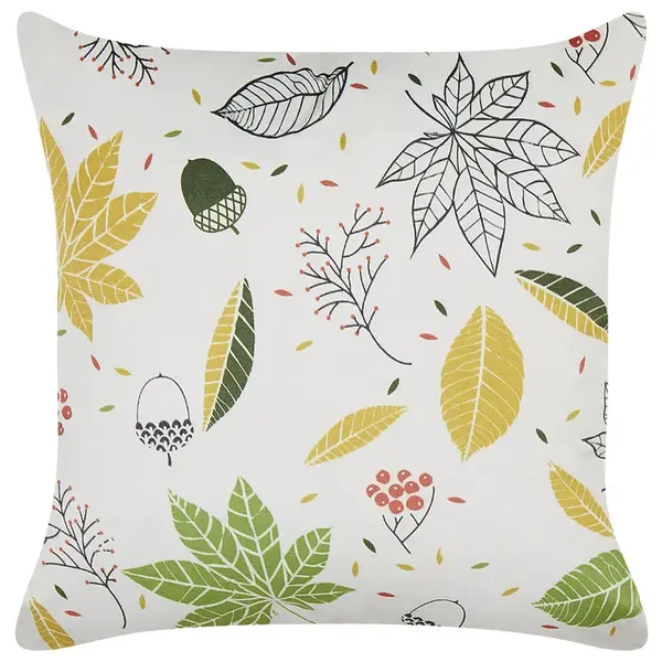 Beliani DEKORATIVNÍ POLŠTÁŘ Krémově bílý 45/45 cm Mullein