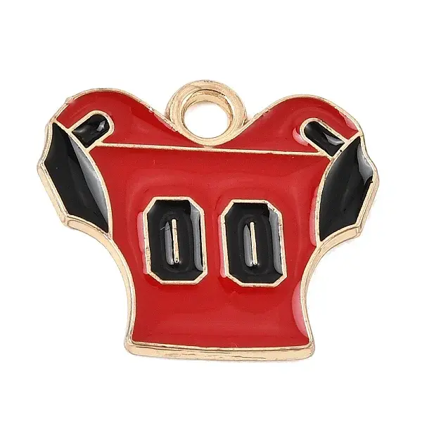 Rack Plating Alloy Enamel Pendants