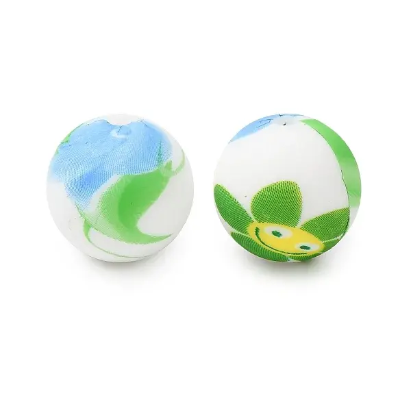 Food Grade Eco-Friendly Printed Silicone Beads