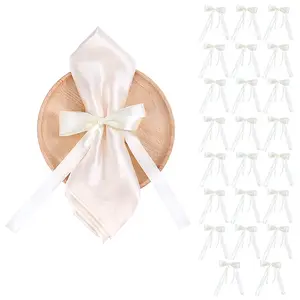 24Pcs Polyester Napkin Rings