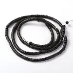 Natural Coconut Column Bead Strands