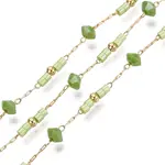 Handmade Brass & Glass Beaded Chains