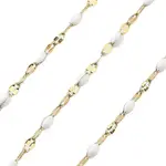 3.28 Feet Ion Plating(IP) 304 Stainless Steel Dapped Chains