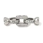 Brass Micro Pave Clear Cubic Zirconia Fold Over Clasps