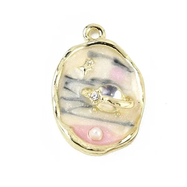 Alloy Enamel Pendants