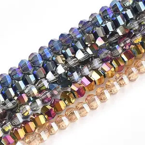 Electroplate Glass Beads Strands