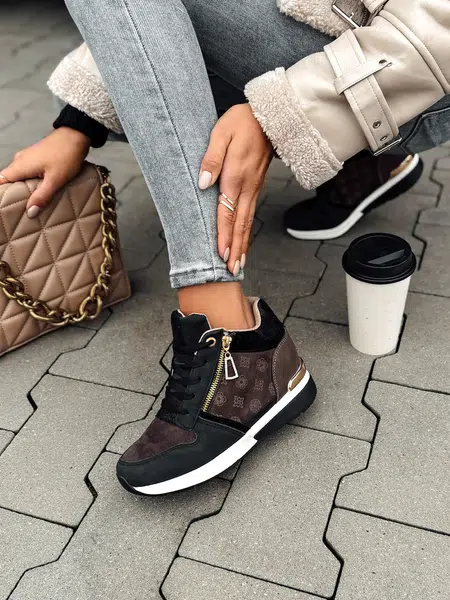 Buty damskie MONOVIA czarne Dstreet