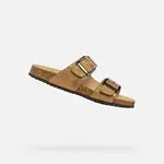 Krémové dámské pantofle Geox Brionia R - Dámské