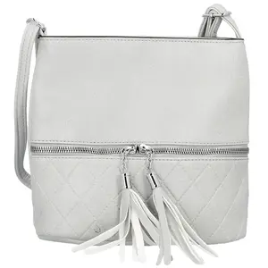 Dámska crossbody kabelka šedá - Firenze Emila