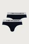 Trussardi  slipy pánske bavlnené s elastanom 2-pak