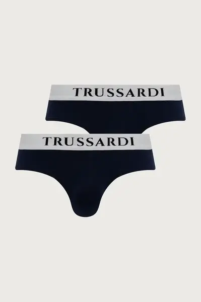 Trussardi  slipy pánske bavlnené s elastanom 2-pak