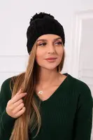 marka niezdefiniowana Fleecová čepice Stefania K278 černá