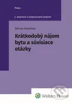 Krátkodobý nájom bytu a súvisiace otázky - Denisa Dulaková