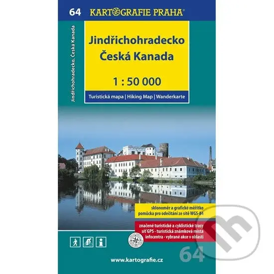Jindřichohradecko,Česká Kanada (turistická mapa)
