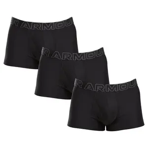 Under Armour 3PACK pánské boxerky černé (1383882 001) M