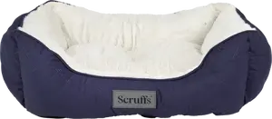 Pelech Scruffs Wilton Box Bed modrý M 60×50cm