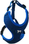 Postroj Active Dog Mellow L tm. modrý 2x45-65cm