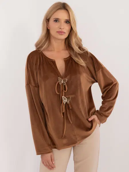 Blouse-DHJ-BZ-19916.03P-light brown