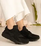 marka niezdefiniowana Black women's sporty sneakers Narobi