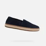 Tmavě modré pánské slip on espadrilky Geox Pantelleria - Pánské