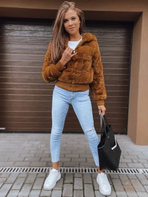 Dámská bunda FERNANDA kamelová Dstreet