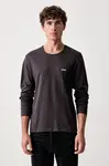 BOSS  tričko s dlouhým rukávem pánské bavlněné LSShirtRN 3P Classic 3-pack