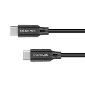 Kabel KRUGER & MATZ KM1260 Basic USB-C/USB-C 1m Black