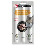 ONTARIO Pochoutka tyčinky kuřecí a kachní 3 x 5 g