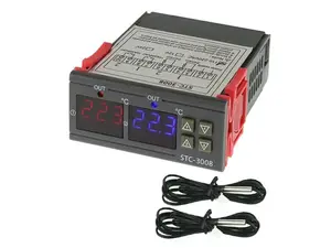 Digitální termostat duální STC-3008 rozsah -55~120°C, 230V AC