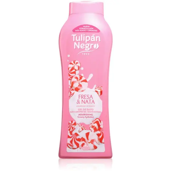 Tulipán Negro Fresa Y Nata sprchový gel 650 ml