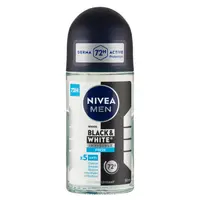 NIVEA Men Black & White Invisible Fresh Kuličkový antiperspirant 50 ml
