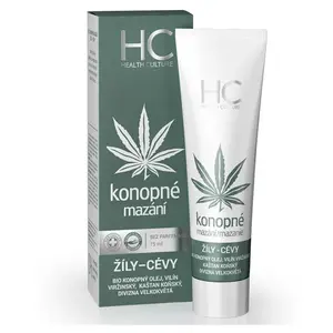HEALTH CULTURE Konopné mazání žíly a cévy 75 ml