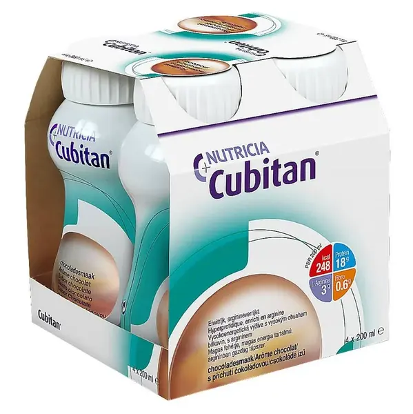 CUBITAN s příchutí čokoláda 4x200 ml